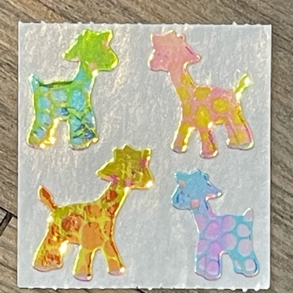 Sandylion sticker mod mother of pearl giraffes - Picture 2 of 3